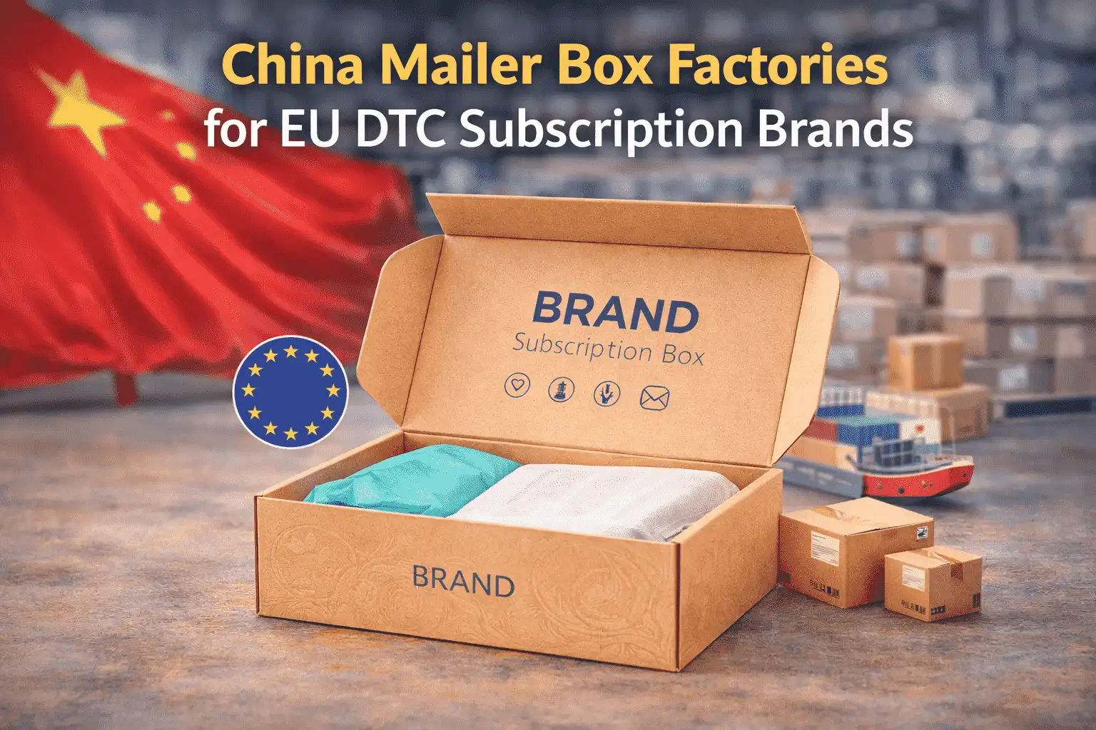 China Mailer Box Factories for EU DTC Subscription Brands